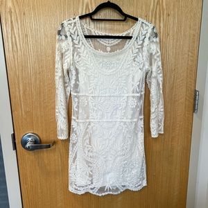 Ivory, Express, size Small, lace dress